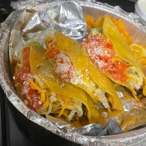 Fried Tacos Trio.