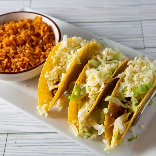 Fresh Fish Tacos.