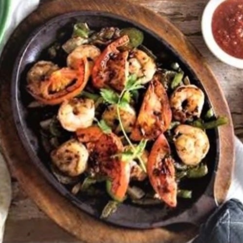 Shrimp Fajitas.