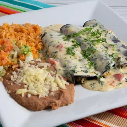 Popeye Enchiladas.
